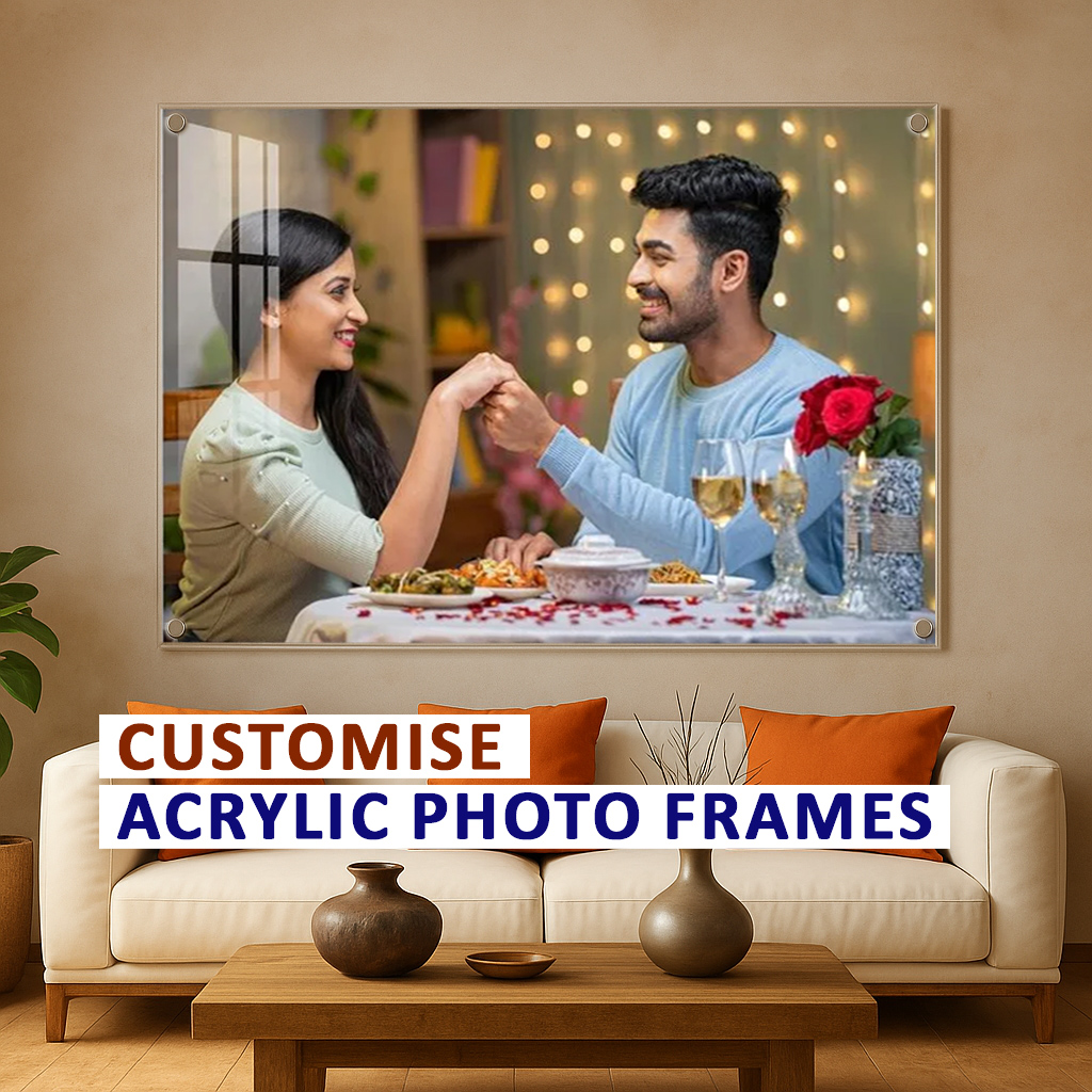 customise acrilic photo frames