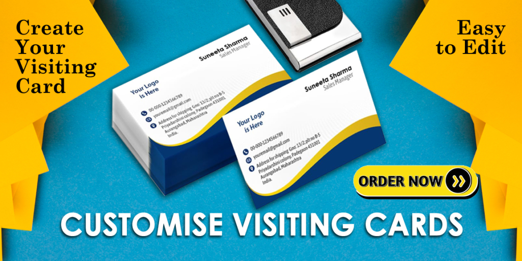 customise visiting card