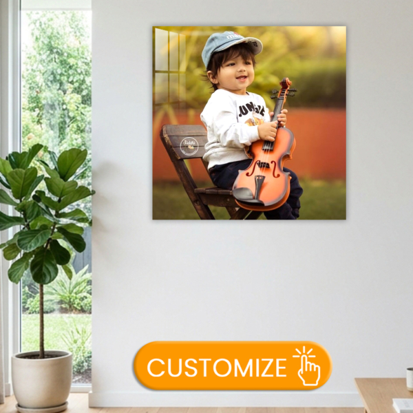 square acrylic photo frame