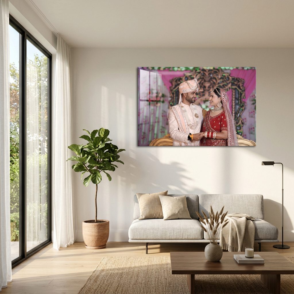 Landscape acrylic photo frame
