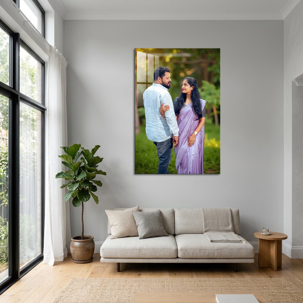 Portrait acrylic photo frame