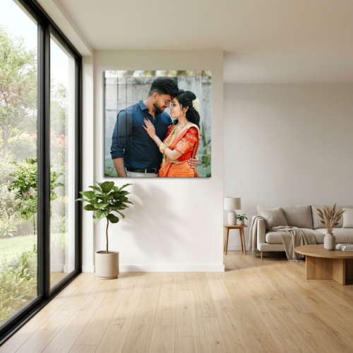 Square acrylic photo frame